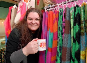 Jo sells a wide range of clothing and accessories as well as gifts