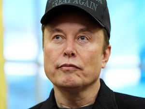 Elon Musk during an event in the Oval Office