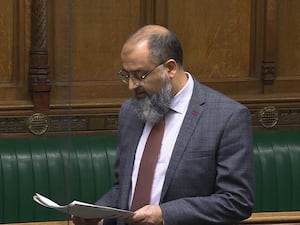 Iqbal Mohamed speaking in the House of Commons