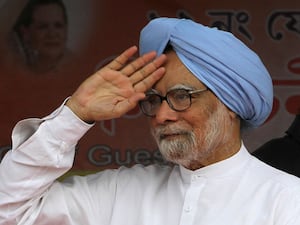 Manmohan Singh salutes