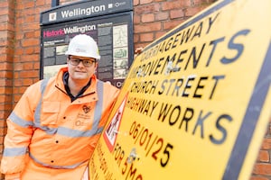 Toby Showering, Senior Highways Engineer. Photo: Telford & Wrekin Council