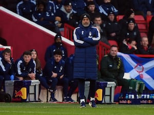 Nuno Espirito Santo on the touchline