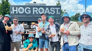 Fordhall Farm hog roast at Edgbaston Stadium. 