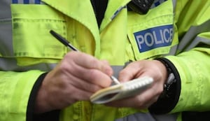 A learner driver from Manchester was smoking a joint while driving to see a friend in Powys when he was stopped by police