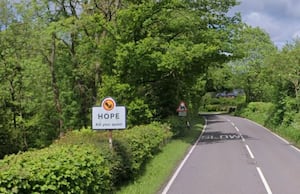 Hope, south of Minsterley. Photo: Google