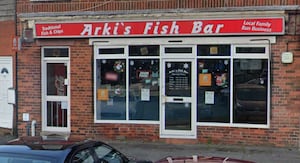 Arki's Fish Bar sits on the Whitchurch Road and is available for £34,950