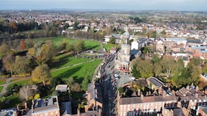 Remembrance Sunday in Shrewsbury. Picture: Drones-z.