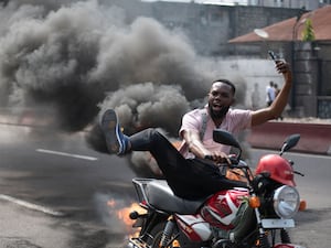 APTOPIX Congo Protest