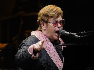 Sir Elton John on stage