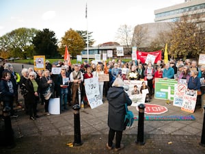 Campaigners opposed to Shrewsbury's North West Relief Road.