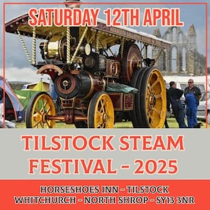 Advertising Poster for the Tilstock Steam Festival 