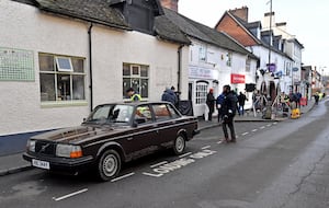 Filming for Channel 5's Murder Before Evensong starring former Harry Potter star Matthew Lewis takes place in Bridgnorth. Photo: Tim Thursfield