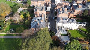 Remembrance Sunday in Shrewsbury. Picture: Drones-z.