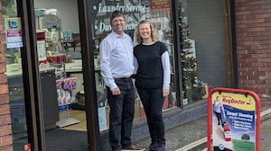 Adam Cawley with assistant Jannene Dunkerley