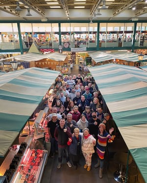 Traders at Shrewsbury Market Hall are delighted.