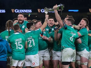 Ireland players celebrate