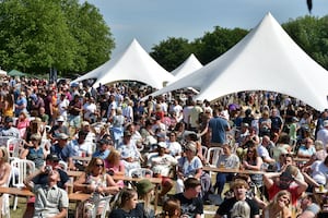 Crowds enjoying the Stone Food & Drink Festival 