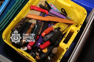 Police joins forces with Cwm Environmental to safely dispose of seized knives