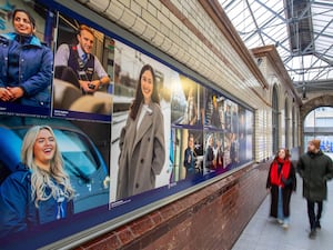 The photography exhibition at Manchester Victoria station