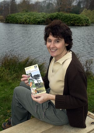 Staffs Wildlife Trust was inviting people to adopt an island on their site at Wolseley. Pictured near one of the islands is Marie Von Wurzbach