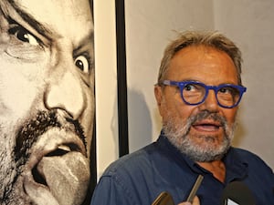 Italian photographer Oliviero Toscani (Leonardo Bianchi/LaPresse via AP)