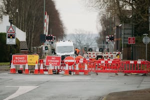 Gas works continue on Harlescott Lane in Shrewsbury