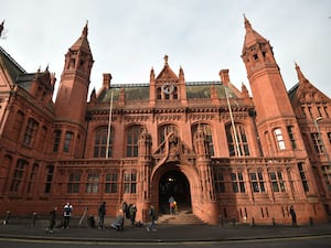 Members of the media outside Birmingham Magistrates' Court