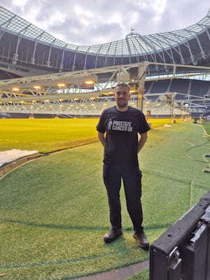 Stuart Bull at the Tottenham Hotspur Stadium. 