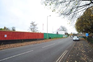 The site, on the left, off Glebe Street. Photo: Telford & Wrekin Council/Dyanne Humphreys Planning