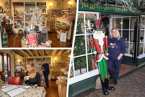 Yuletide Cafe and The Little Christmas Shop in Ironbridge, Shropshire