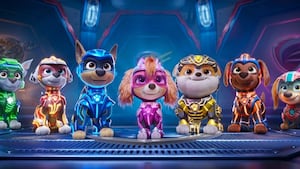 The film Paw Patrol The Mighty Movie will be shown free of charge at a community hall near Llandrindod Wells on Sunday, February 2.