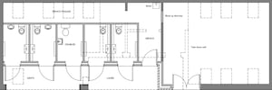 Proposed floor plans for Towers Lawn public toilets that have been decided by Market Drayton Town Council. Picture: Market Drayton Town Council.