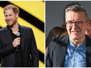 Composite image of Duke of Sussex and Tom Watson