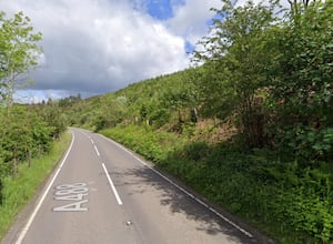 The A488 near Hemford