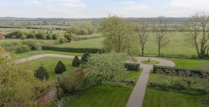 The Wiltshire house’s formal gardens are beautifully landscaped