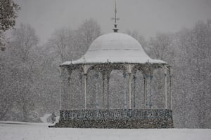 Shrewsbury in the snow. Picture: Chris Warrender.