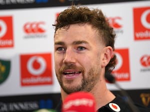 Ireland’s Caelan Doris during a press conference at the Aviva Stadium in Dublin