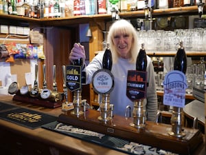 Maureen Titterington, landlady of the Ye Olde Tavern, Herefordshire CAMRA’s pub of the year for 2024.