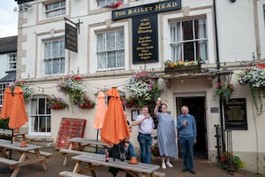 Publicans Duncan Borrowman and Grace Goodlad 