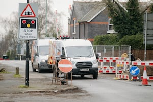 Gas works continue on Harlescott Lane in Shrewsbury