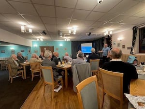 Members of Shrewsbury Severn Rotary Club at a meeting