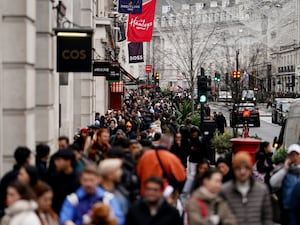 Shoppers in the street