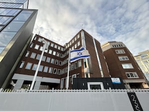 General view of the Israeli Embassy on Shelbourne Road in Dublin