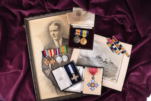 The remarkable medal group awarded to Captain Colin Wauchope CBE. 