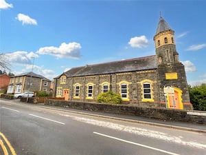 Wesley Church, on Garth Road, Builth Wells. (Image: McCartneys)