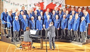 Builth Male Voice Choir at a previous St David's Day concert.