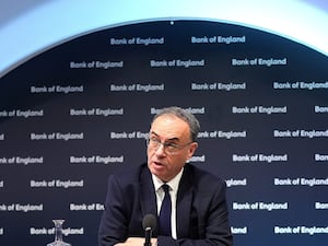 Andrew Bailey, Governor of the Bank of England, during the monetary policy report press conference