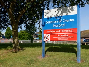 Countess of Chester Hospital sign