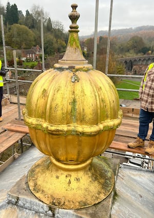 Restoration work is underway at Coalbrookdale Museum of Iron. Picture: Ironbridge Gorge Museum Trust