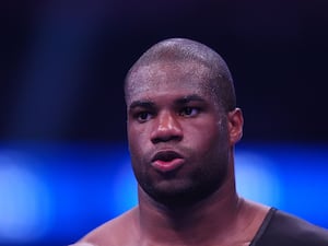 Daniel Dubois walks to the ring